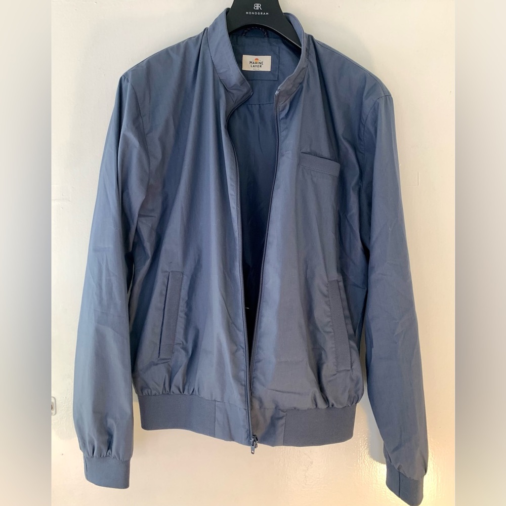 Marine Layer - Blue Bomber Jacket